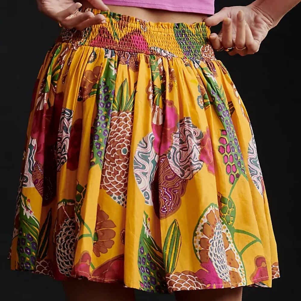 Anthropologie Let me be mini skirt